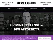 Tablet Screenshot of camdencountycriminallaw.com